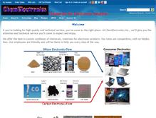 Tablet Screenshot of chemelectronics.com